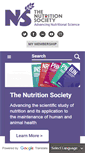 Mobile Screenshot of nutritionsociety.org